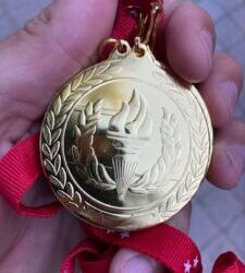 Medalla para nuestro equipo de fútbol sala